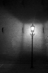 Licht op blinde muur, Markt, Doesburg.