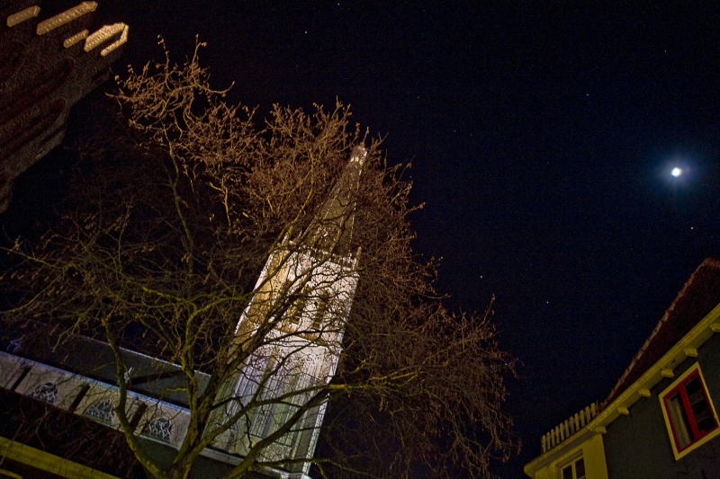 Toren vanaf de Vismarkt, Doesburg.