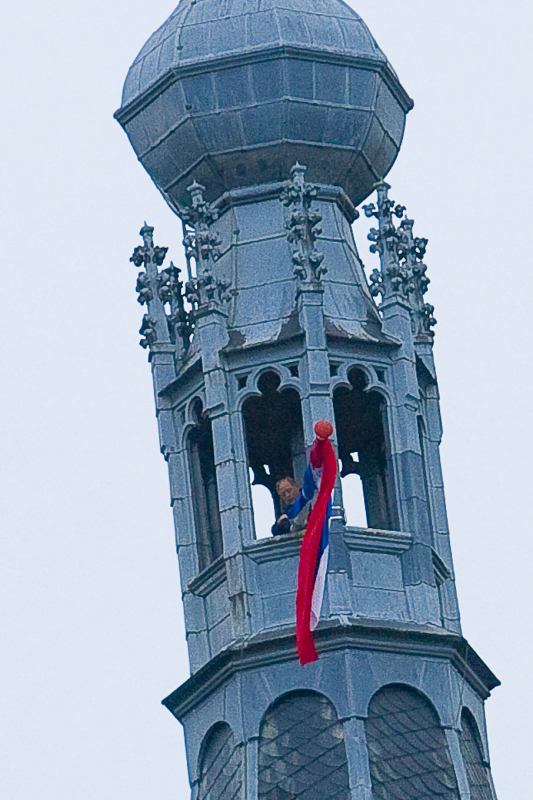 Piet, het mannetje van de Torenvlag, bevrijdingsdag Doesburg