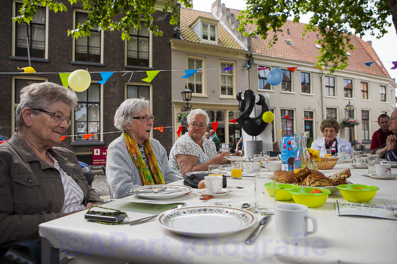 Brunch voor "bejaarden".