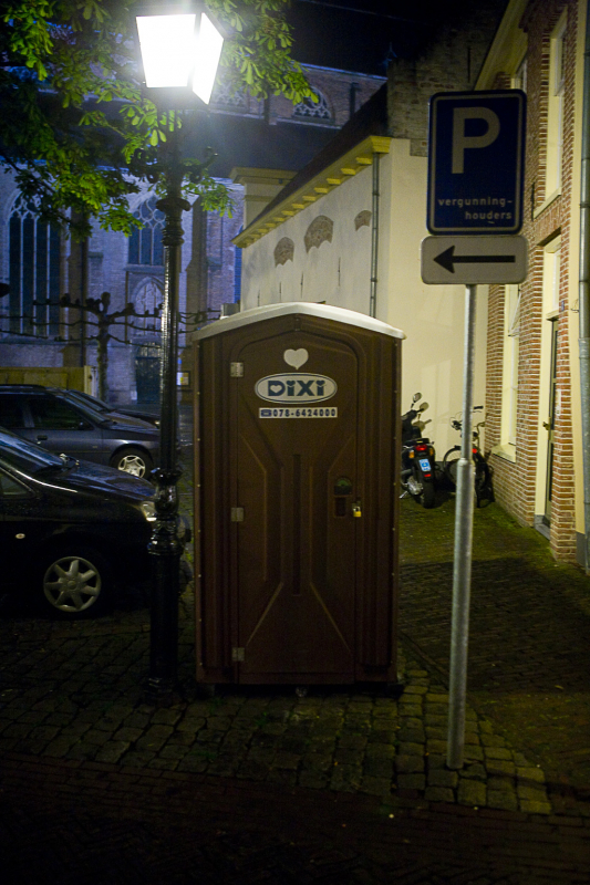 Alleen voor vergunninghouders(?) Kosterstraat, Doesburg